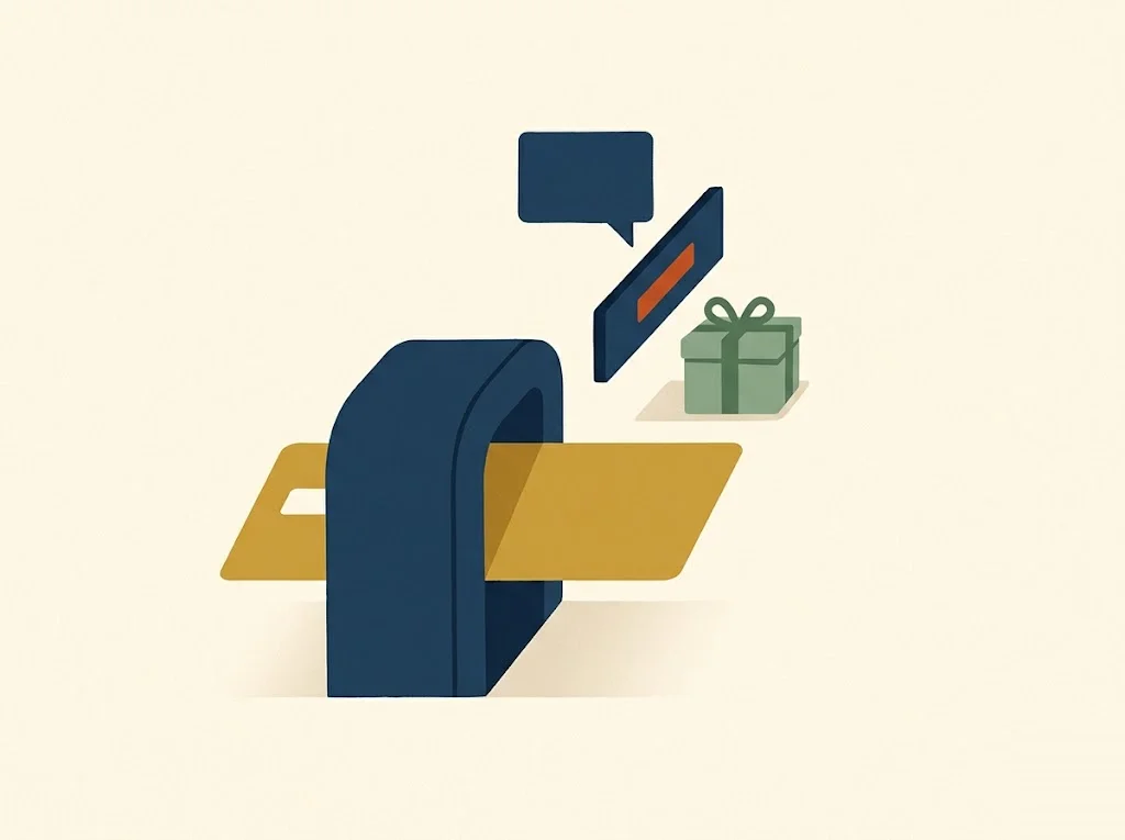 Editorial illustration of a credit-card application screen showing an Amex pop-up jail message that blocks the welcome offer while the card itself stays approved