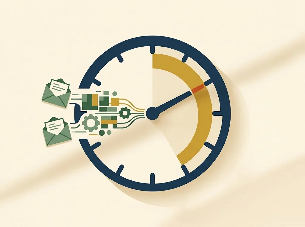 Editorial illustration of a weekly timesheet adding two part-time jobs to reach thirty hours, representing how PSLF counts full-time employment