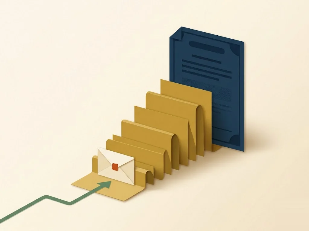 Editorial illustration of a Treasury bond growing while a tax bill arrives early, representing TIPS phantom income