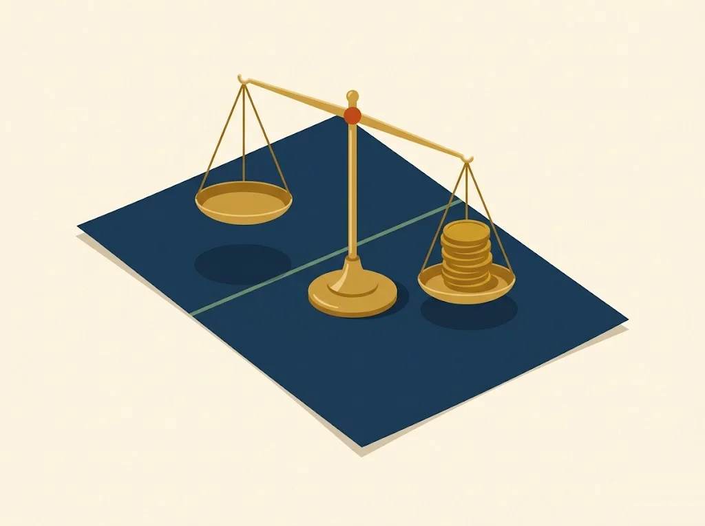 Editorial illustration of the Schedule B filing threshold showing the $1,500 interest and dividend trigger alongside the foreign-account and nominee exceptions
